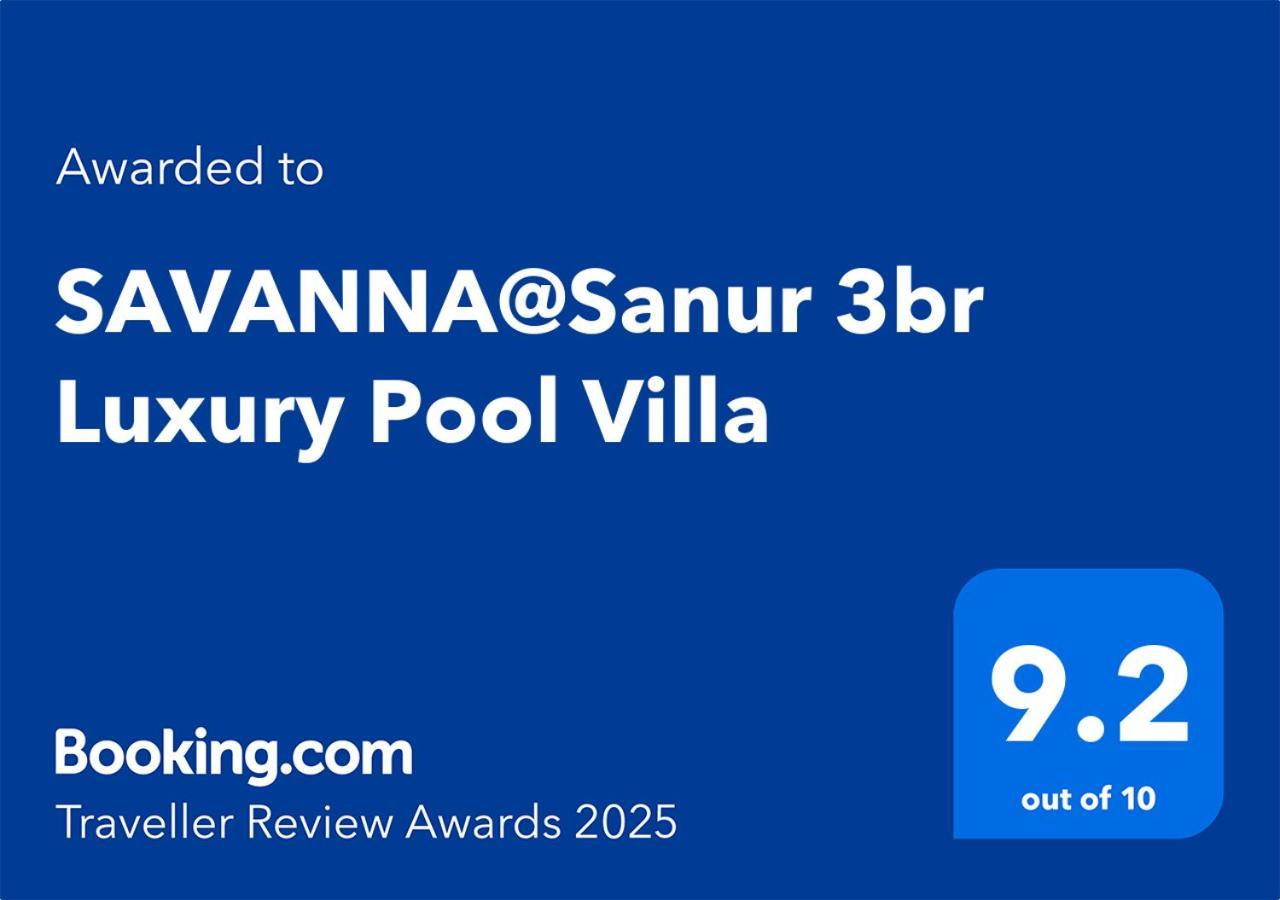 Villa Savanna@sanur 3br Luxury Pool